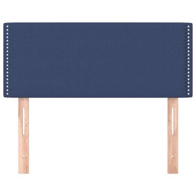 vidaXL Tête de lit Bleu 80x5x78/88 cm Tissu