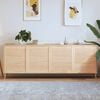 vidaXL Portes d'armoire &agrave; persiennes 4pcs 69x59,4cm bois de pin massif