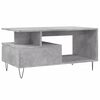 vidaXL Table basse Gris b&eacute;ton 90x49x45 cm Bois d'ing&eacute;nierie