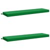 vidaXL Coussins de Banc SOEST 2 pc 100 % polyester Vert