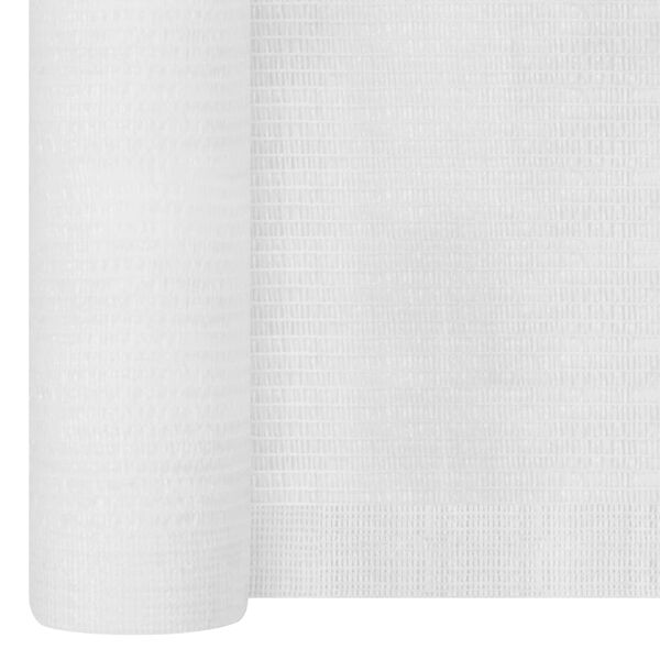 vidaXL Filet brise-vue Blanc 1,2x50 m PEHD 195 g/m&sup2;