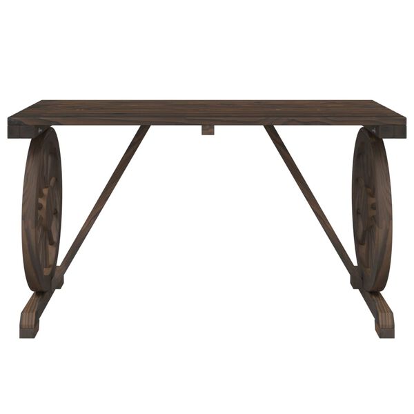 vidaXL Table de jardin 115x55x65 cm bois de sapin massif