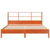 vidaXL Lit biblioth&egrave;que sans matelas cire marron 180x200 cm pin massif