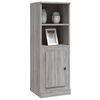 vidaXL Buffet haut sonoma gris 36x35,5x103,5 cm bois d'ing&eacute;nierie