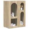 vidaXL Buffet Ch&ecirc;ne Sonoma 59 x 35 x 80,5 cm Bois d'ing&eacute;nierie