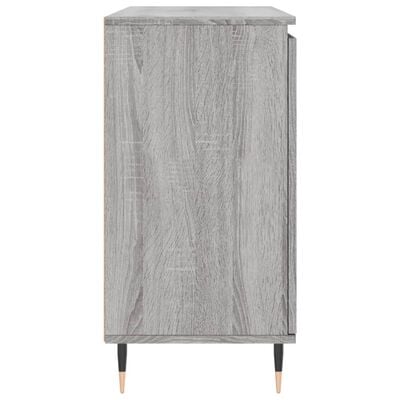 vidaXL Buffet sonoma gris 104x35x70 cm bois d'ingénierie