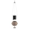 LECHUZA Jardinière suspendue BOLA Color 23 ALL-IN-ONE Marron sable