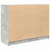 vidaXL Buffet Gris b&eacute;ton 100x35x76 cm Bois d'ing&eacute;nierie