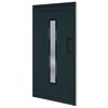 vidaXL Porte d'entr&eacute;e anthracite 108x208 cm PVC