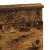 vidaXL Cadre de lit avec tiroir Ch&ecirc;ne fum&eacute; 135 x 190 cm Pin massif