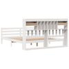vidaXL Lit biblioth&egrave;que sans matelas blanc 180x200 cm bois pin massif