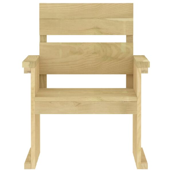 vidaXL Ensemble &agrave; manger de jardin 5 pcs Bois de pin impr&eacute;gn&eacute;