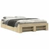 vidaXL Cadre de lit sans matelas ch&ecirc;ne sonoma 140x200 cm