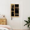 vidaXL Armoire &agrave; bijoux avec miroir murale 30x8,5x90 cm