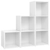 vidaXL Ensemble de meubles TV 3 pcs Blanc Bois d'ing&eacute;nierie