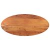 vidaXL Dessus de table 90x40x3,8 cm ovale bois massif d'acacia