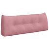 vidaXL Coussin de Dos Rose 120 x 24 x 50 cm Velours