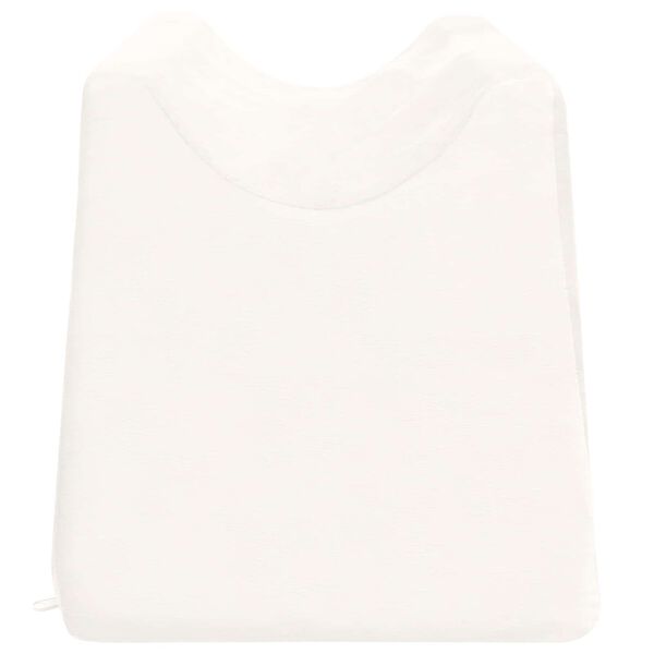 vidaXL Coussin pour les jambes Uni Blanc