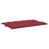 vidaXL Coussin de banc de jardin rouge bordeaux tissu oxford
