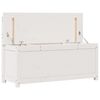 vidaXL Banc Blanc 110x41x76,5 cm Bois de pin massif