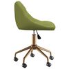 vidaXL Chaises pivotantes &agrave; manger lot de 2 vert clair velours