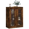 vidaXL Armoire murale ch&ecirc;ne fum&eacute; 69,5x34x90 cm