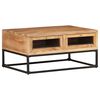 vidaXL Table basse 90x60x40 cm Bois d'acacia massif