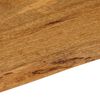 vidaXL Dessus de table 70x40x2,5 cm bord vivant bois massif manguier