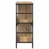 vidaXL &Eacute;tag&egrave;re ch&ecirc;ne artisanal 78.5 x 33 x 82 cm Bois d'ing&eacute;nierie