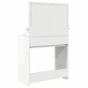 vidaXL Tables de maquillage pour chambre avec tiroir Blanc brillant