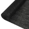 vidaXL Filet brise-vue Noir 2x25 m PEHD 195 g/m&sup2;