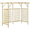 vidaXL Pergola de jardin pour poubelles triples Bois de pin impr&eacute;gn&eacute;