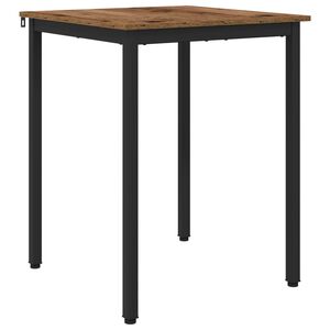vidaXL Table de salle &agrave; manger / Table de repas 60 x 60 x 75 cm Carr&eacute;