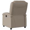 vidaXL Fauteuil inclinable &eacute;lectrique Cappuccino Similicuir