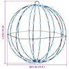 vidaXL Boule avec 120 LED Blanc froid 40 cm Métal