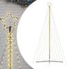 vidaXL Sapin de No&euml;l &agrave; LED 570 LED blanc chaud 399 cm