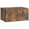 vidaXL Meuble TV mural 59,5 x 41 x 30 cm Ch&ecirc;ne fum&eacute; Bois d'ing&eacute;nierie