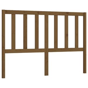 vidaXL T&ecirc;te de lit Marron miel 141x4x100 cm Bois massif de pin