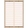 vidaXL Cadre de lit sans matelas marron miel 150x200 cm bois massif