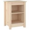 vidaXL Tables de chevet 2 pcs 40x35x55 cm Bois de pin solide