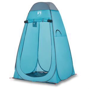 vidaXL Tente d'intimit&eacute; bleu escamotable imperm&eacute;able