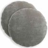 vidaXL Housse de coussin 2 pc HEERLEN Gris fonc&eacute; &Oslash; 50 cm