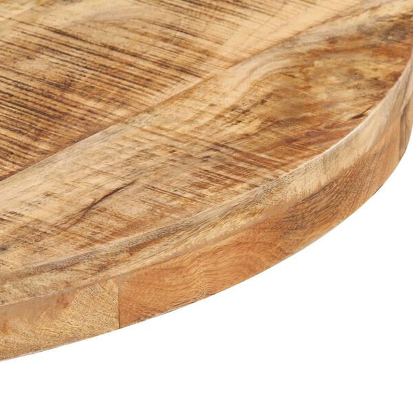 vidaXL Table de bistro Ronde Ø60x75 cm Bois de manguier brut