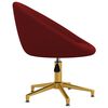 vidaXL Chaises &agrave; manger lot de 6 rouge bordeaux velours