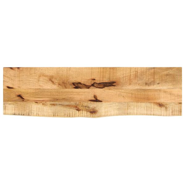 vidaXL Dessus de table 100x40x3,8cm bord vif bois massif manguier brut