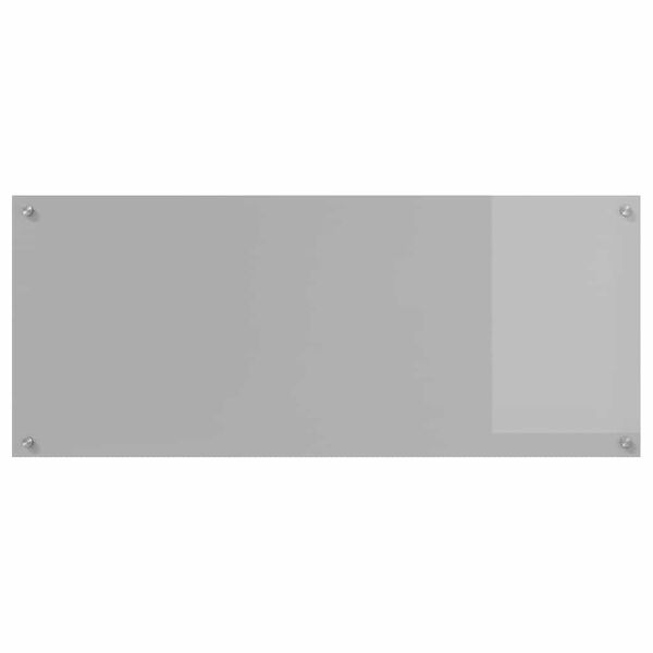 vidaXL Protection de cuisine 2 pcs Gris clair 120 x 50 cm verre tremp&eacute;