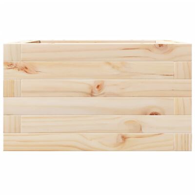 vidaXL Jardinière 40x40x23 cm bois de pin massif