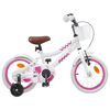 vidaXL V&eacute;lo pour Enfants 14 Pouces pour les 3-5 ans Blanc