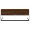 vidaXL Table basse chêne marron 100x51x40 cm bois d'ingénierie