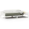 vidaXL Cadre de lit sans matelas blanc 80x200 cm bois massif de pin